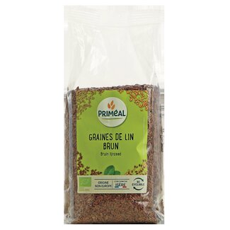 Primeal Primeal Lijnzaad bruin bio 500 Gram