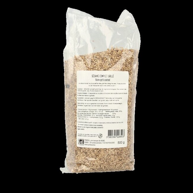 Primeal Sésame complet grillé bio 500 g