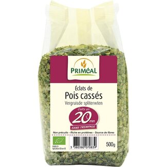 Primeal Primeal Vergruisde spliterwten bio 500 Gram