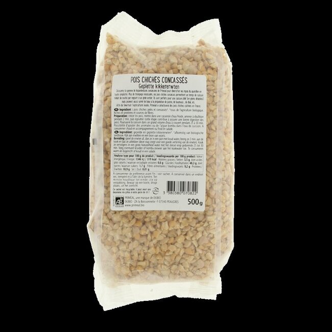 Primeal Pois chiches concassés bio 500 g