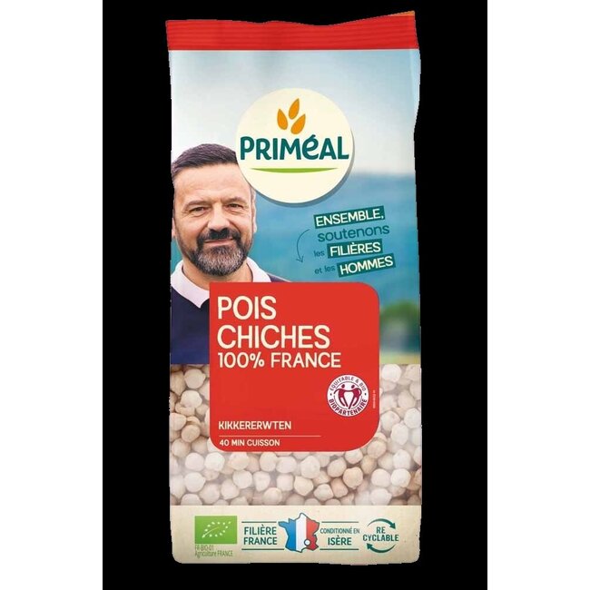 Primeal Kikkererwten uit Frankrijk bio 500 Gram