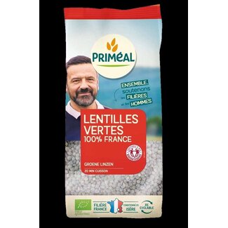 Primeal Primeal Lentilles vertes bio 1 Kilogramme