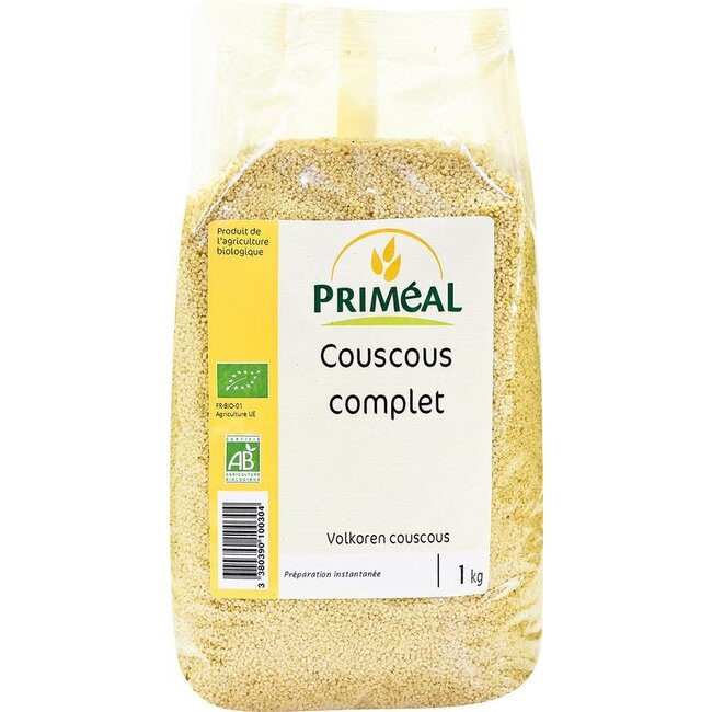 Primeal Couscous volkoren bio 1 Kilogram