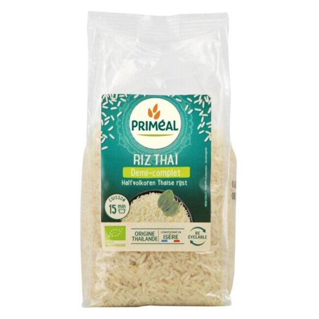 Primeal Halfvolkoren Thaise rijst bio 500 Gram