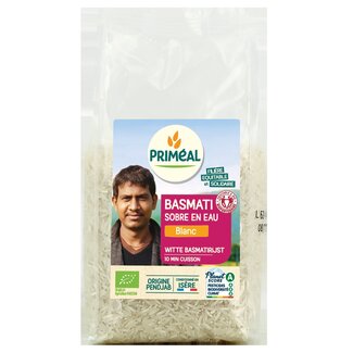Primeal Primeal Witte basmati rijst bio 1 Kilogram