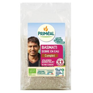Primeal Primeal Volkoren basmati rijst bio 500 Gram