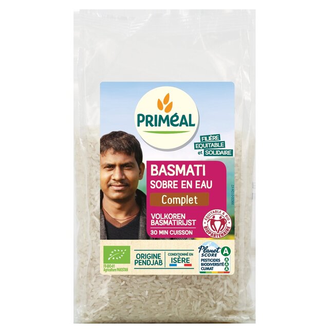 Primeal Volkoren basmati rijst bio 500 Gram