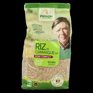 Primeal Primeal Volkoren ronde rijst camargue bio 1 Kilogram