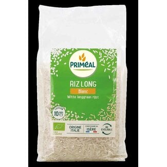 Primeal Primeal Witte langgraan rijst bio 1 Kilogram