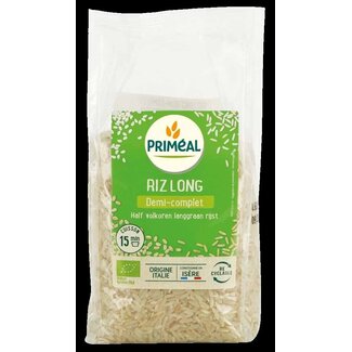 Primeal Primeal Halfvolkoren langgraan rijst bio 500 Gram