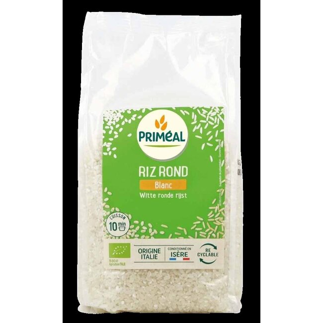 Primeal Witte ronde rijst bio 1 Kilogram