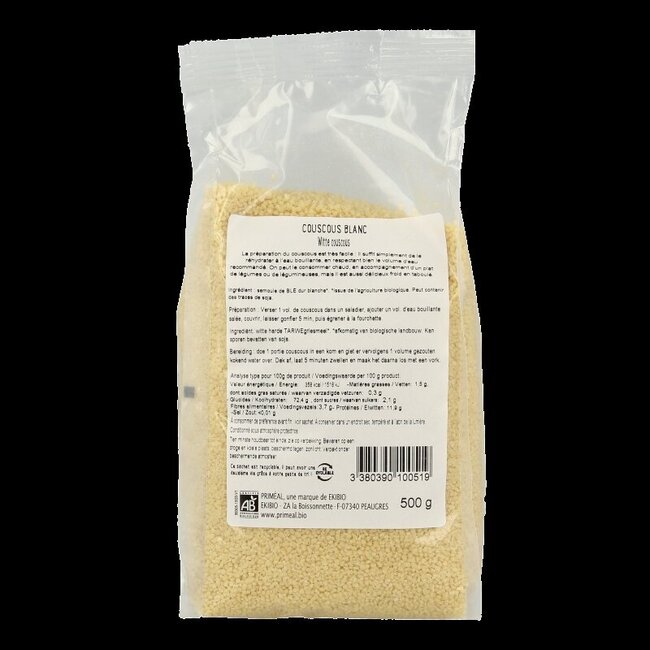 Primeal Couscous wit bio 500 Gram