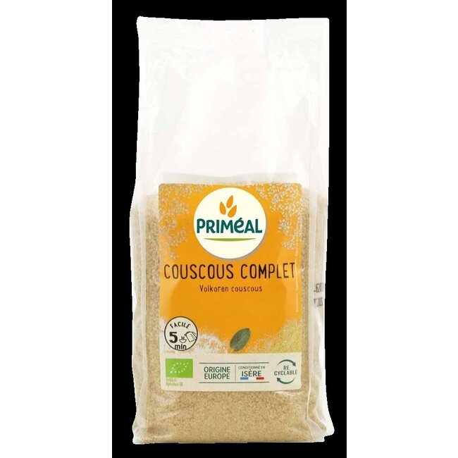 Primeal Couscous volkoren bio 500 Gram