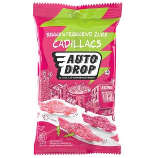Autodrop Autodrop Bekkentrekkend zure cadillacs snackpack 85 Gram