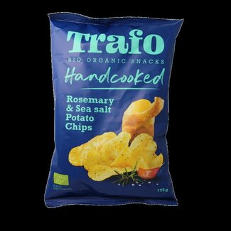 Trafo Trafo Chips handcooked rozemarijn himalaya zout bio 125 Gram