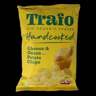 Trafo Trafo Chips handcooked kaas & ui bio 125 Gram