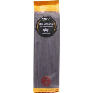 Yakso Yakso Rice noodle zwart bio 220 Gram