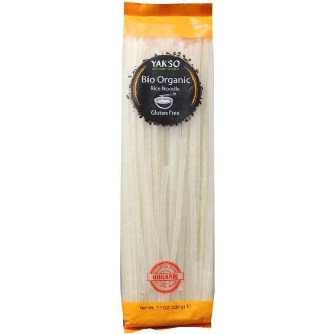 Yakso Rice noodle wit bio 220 Gram