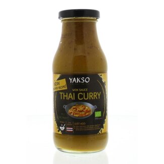 Yakso Yakso Woksaus curry bio 240 Milliliter