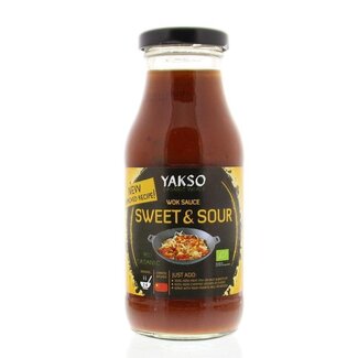 Yakso Sauce wok aigre-douce bio Yakso 240 ml