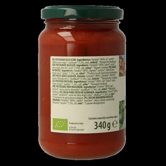 Bioidea Sauce tomate au basilic bio 340 g