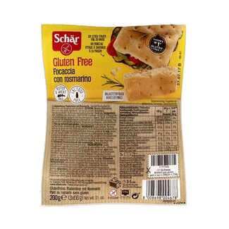 Schar Schar Focaccia glutenvrij 200 Gram