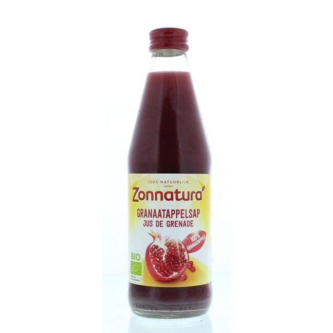 Zonnatura Granaatappelsap puur bio 330 Milliliter