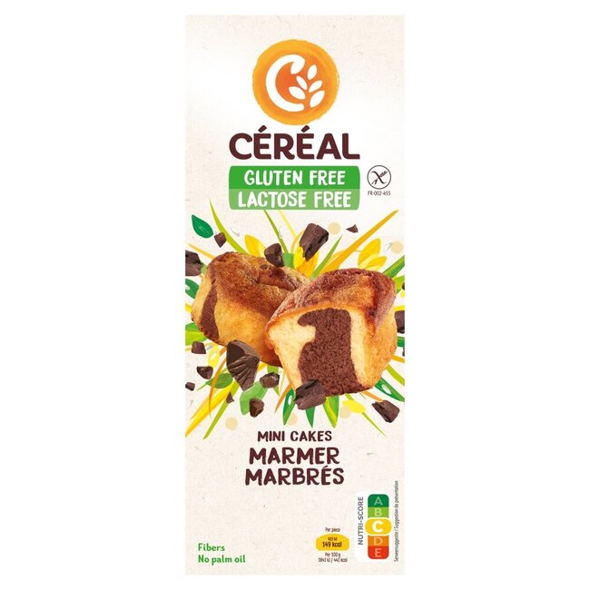 Cake mini marmer glutenvrij 200 Gram