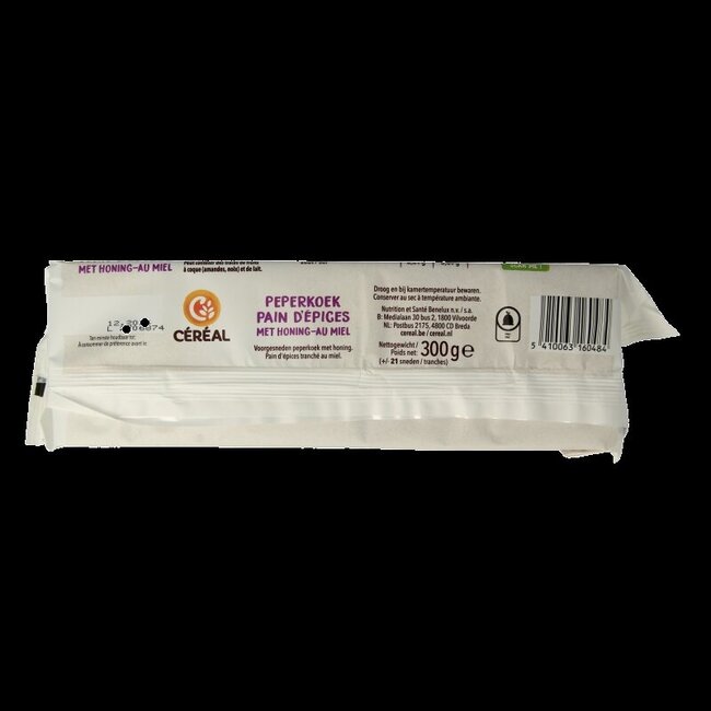 Cereal Peperkoek met honing 300 Gram