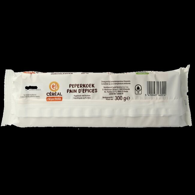 Pain d'épices Céréale au fructose 300 grammes