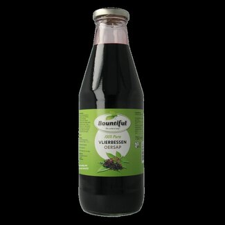 Bountiful Bountiful Vlierbessen oersap 750 Milliliter