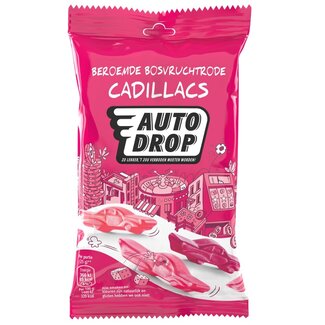 Autodrop Autodrop Beroemde bosvruchtrode cadillacs snackpack 85 Gram