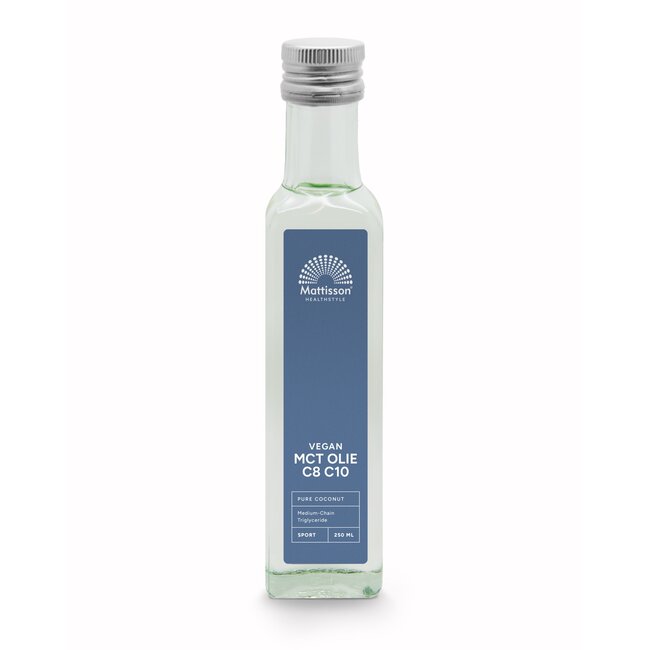 Mattisson MCT olie blend C8 60% C10 40% 250 Milliliter