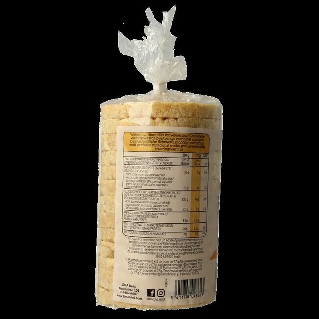 Lima Galettes de pois chiches protéinées bio 100 g