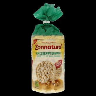 Zonnatura Zonnatura Kikkererwtenwafel bio 100 Gram