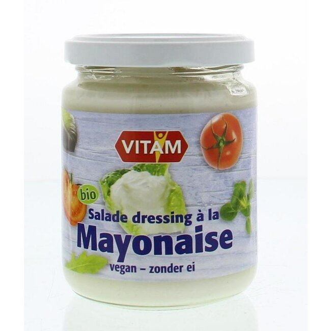 Salade dressing a la mayonaise zonder ei bio 225 Milliliter
