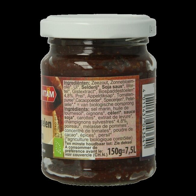 Vitam Bospaddenstoelen bouillon bio 150 Gram