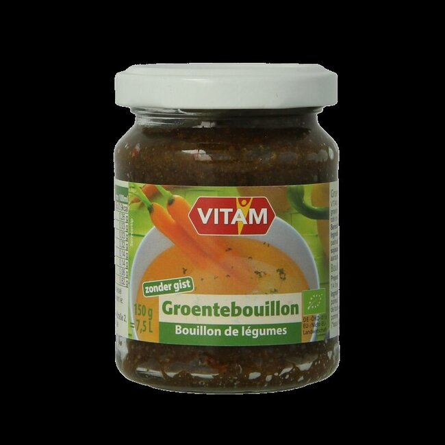 Groentebouillon zonder gist bio 150 Gram
