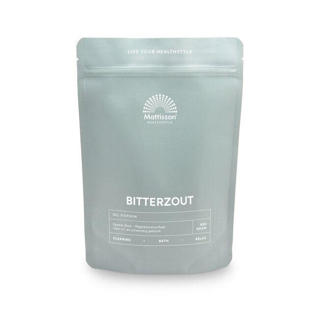 Bitterzout epsom zout magnesiumsulfaat 650 Gram
