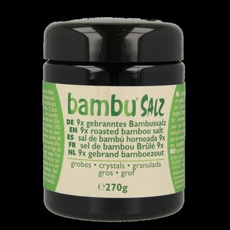 Bambu Salz Bambu Salz Sel de bambou gros 9x brûlé 270 g