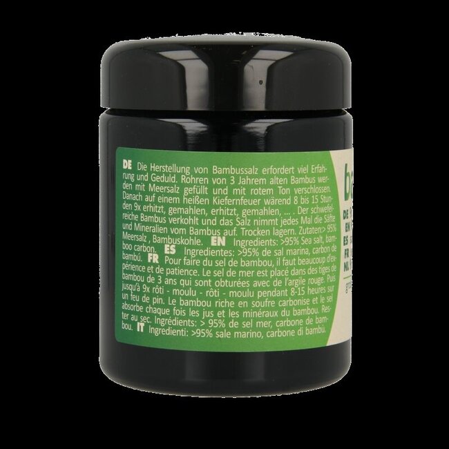 Bambu Salz Sel de bambou gros 9x brûlé 270 g