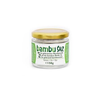 Aman Prana Bamboezout fijn 2x gebrand 150 Gram