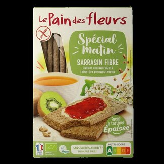 Pain Des Fleurs Pain Des Fleurs Special matin boekweit ontbijtcrackers bio 230 Gram