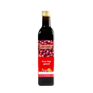 Terschellinger Terschellinger Cranberrysap gezoet bio 500 Milliliter