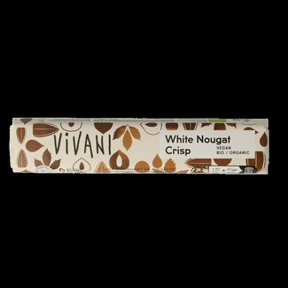 Vivani Vivani Chocolate To Go white nougat crisp vegan bio 35 Gram