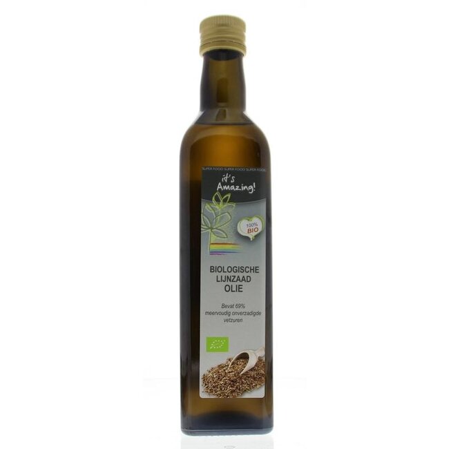 Lijnzaadolie bio  500 Milliliter