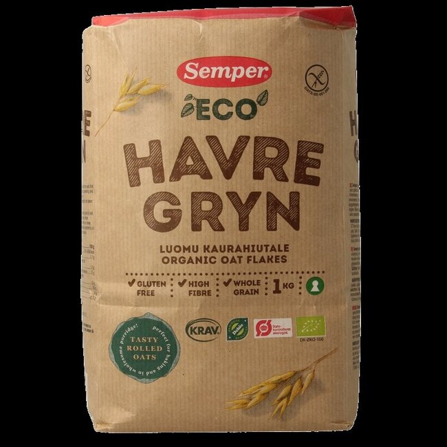 Havermout vlokken glutenvrij bio 1 Kilogram