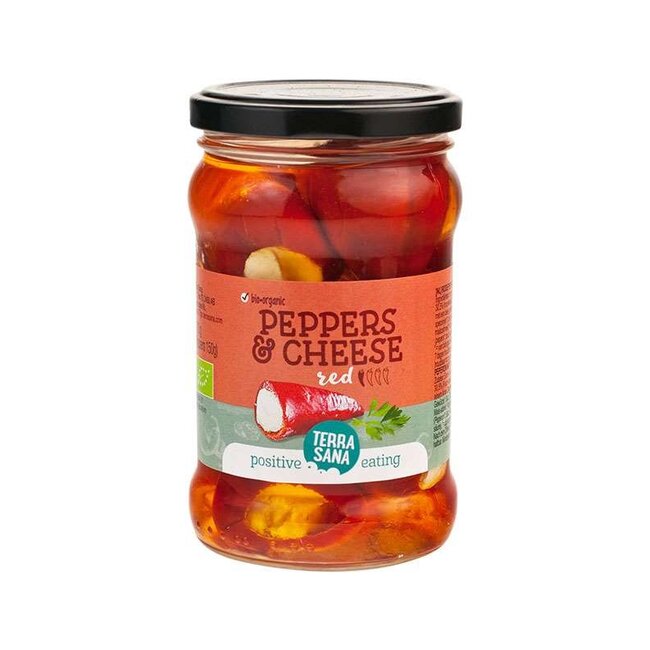 Rode peper gevuld bio 270 Gram