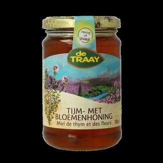 Traay Traay Tijm- met bloemenhoning 350 Gram