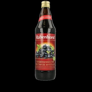 Rabenhorst Bosbessen/blauwe bes nektar bio 750 Milliliter